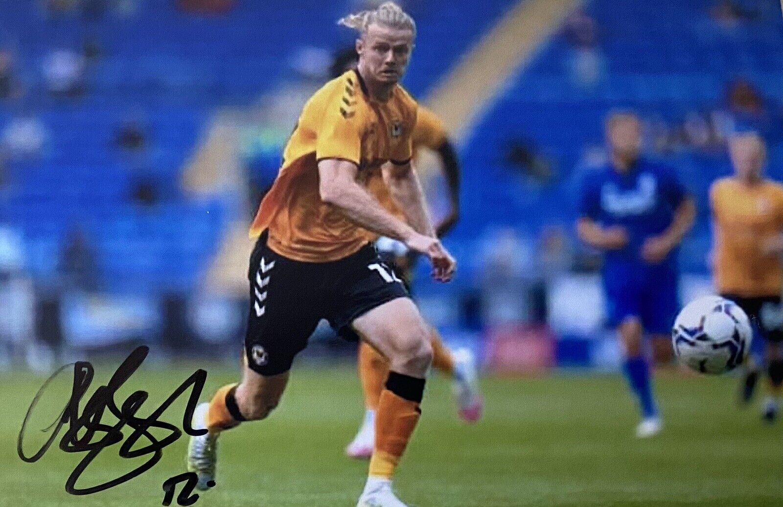 Alex Fisher Genuine Hand Signed Newport County 6X4 Photo Poster painting