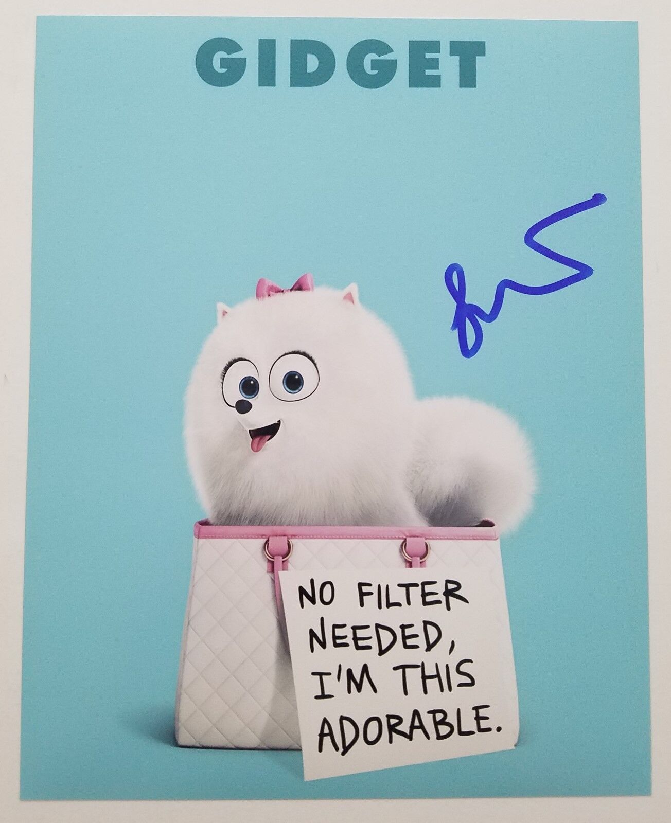 Jenny Slate Signed Secret Life Of Pets 8x10 Photo Poster painting Gidget Stand Up Comedian RAD