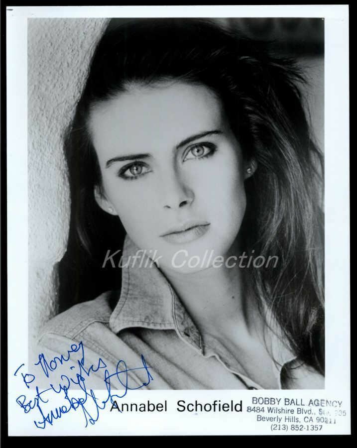 Annabel Schofield - Signed Autograph Headshot Photo Poster painting - Dallas