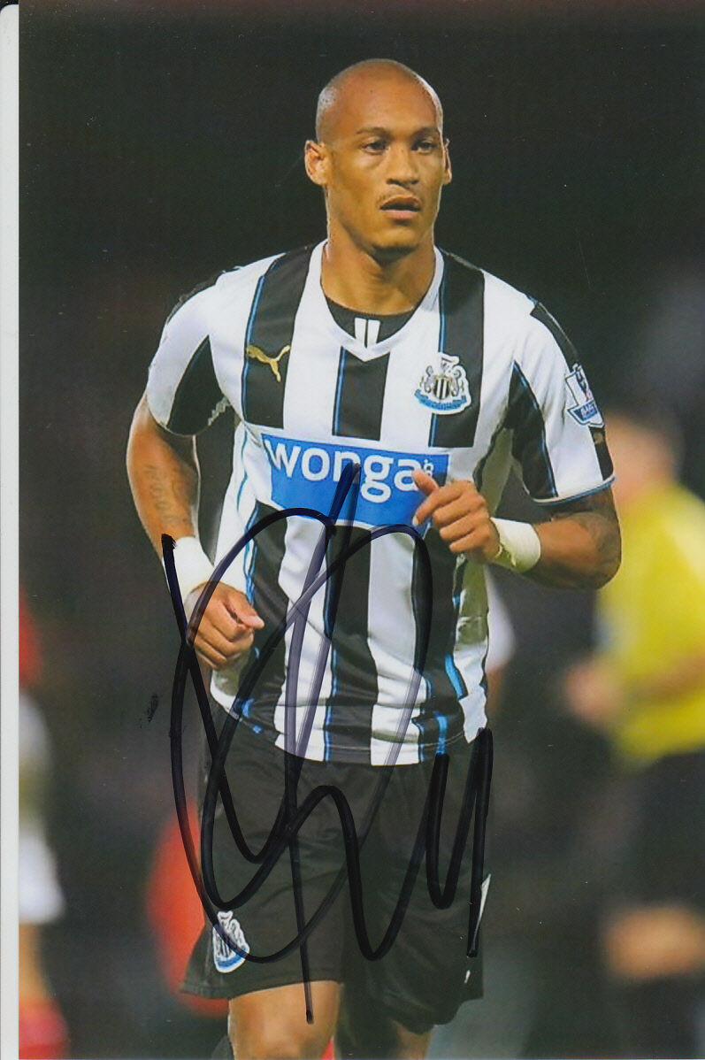 NEWCASTLE UNITED HAND SIGNED YOAN GOUFFRAN 6X4 Photo Poster painting 3.