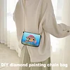 DIY Turtle Special Shaped Diamond Painting Leather Crossbody Bags Chain Clutch Kit