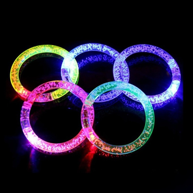 Luminous Bangle Acrylic Bangle Flash Colorful Bracelet Toy