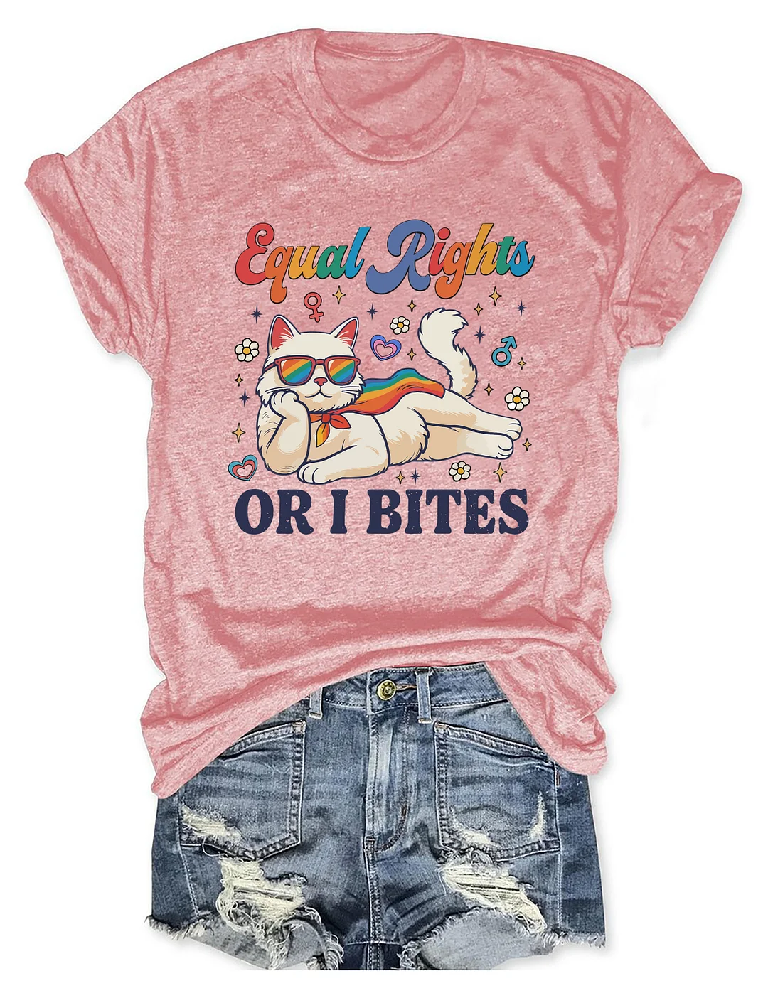Equal Rights Or I Bites T-shirt