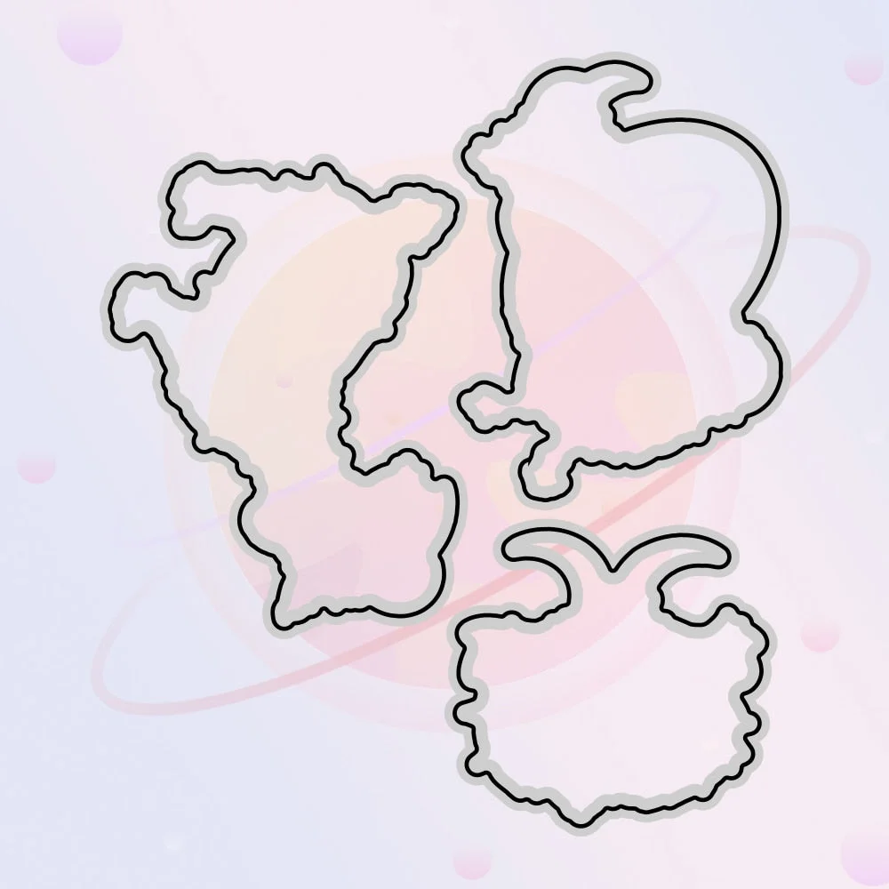 Cute Cartoon Goat Metal Cut Dies Clear Stamp Happy Birthday DIY Scrapbooking For Decor Cutting Dies Stamps For Paper Cards Album