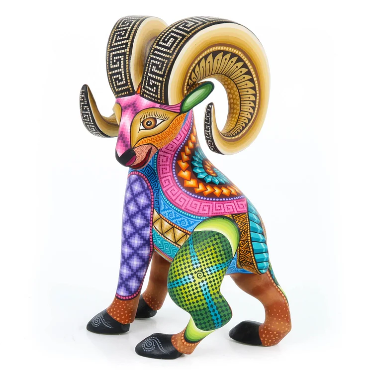 Bighorn Ram - Oaxacan Alebrije Wood Carving