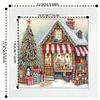 5D DIY Partial Special Shaped Drill Diamond Painting Xmas Cottage Art19.2x19.2cm