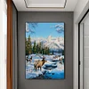 Diamond Painting-DIY Full Round Drill Deer（50*70cm）