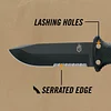 Gerber LMF II GE22-01629 Infantry Knife with Fixed Combination Blade-BUY 2 FREE SHIPPING ONLY TODAY