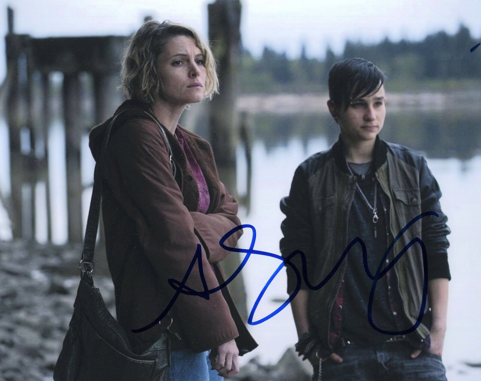 Amy Seimetz signed The Killing 8x10 Photo Poster painting w/COA Danette Lutz #2