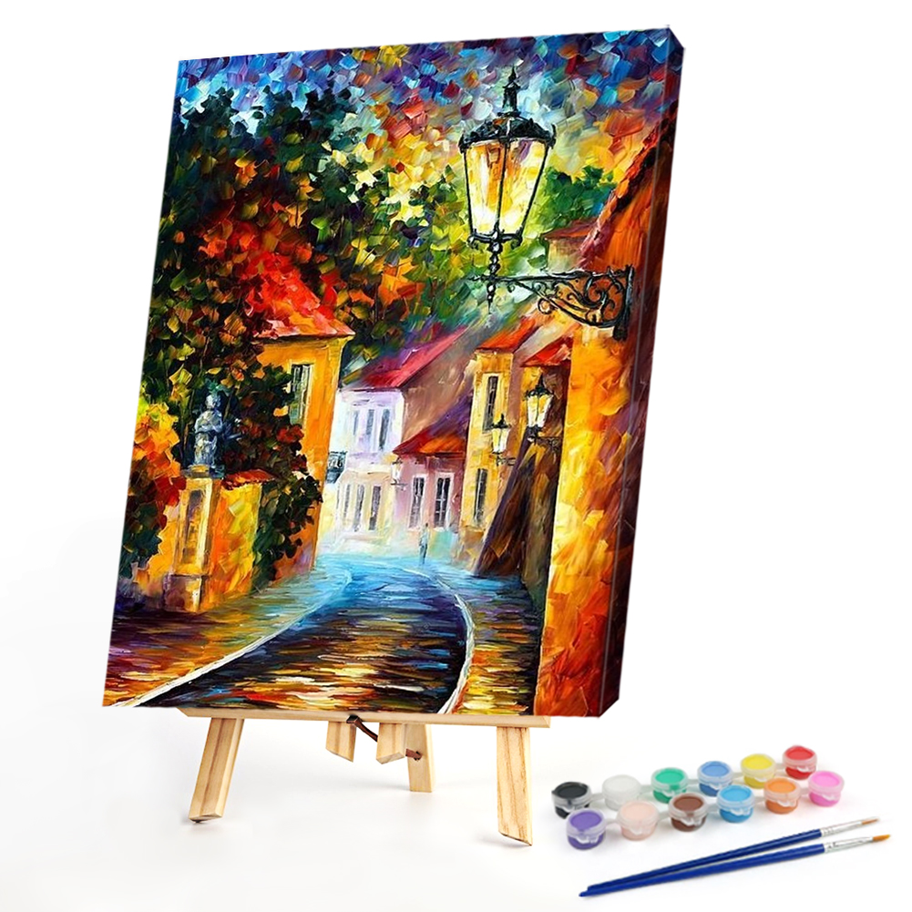 

40*50CM - Paint By Numbers - Street Scenery, 501 Original