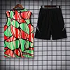 2025/2026 Arsenal Pre-Match Training Red Green Vest+Shorts Football1:1 Thai Quality