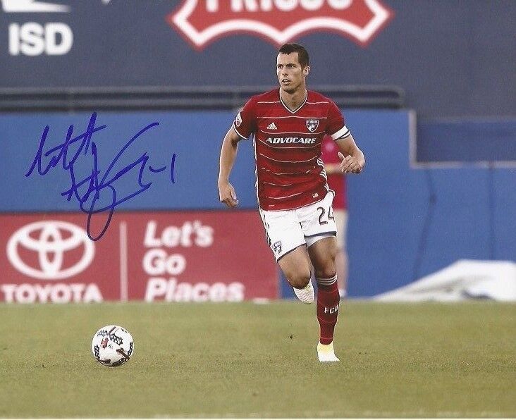 Matt Hedges signed FC Dallas MLS Soccer 8x10 Photo Poster painting autographed Proof 3