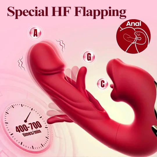 RoseWave Tongue Duo - Licking & Rabbit Massager