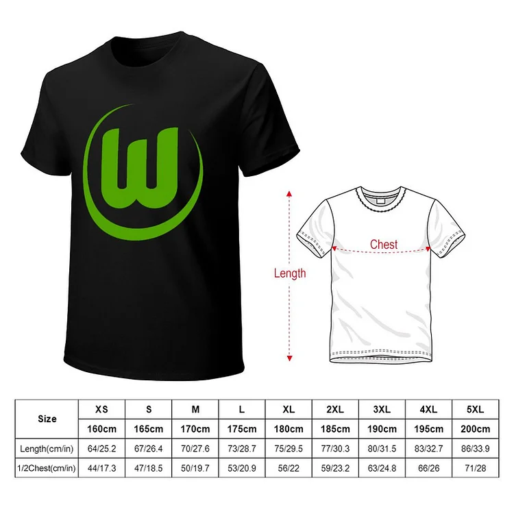 VfL Wolfsburg Core Stretch Slim Cneck Gildan Tee T-Shirt Herren