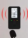 4-in-1 Gas & Carbon Monoxide Detector Plug in with LED Color Display Ultra Sensitive CO Detector with Temperature Humidity Display for Home Kitchen Hotels RV Apartment Travel