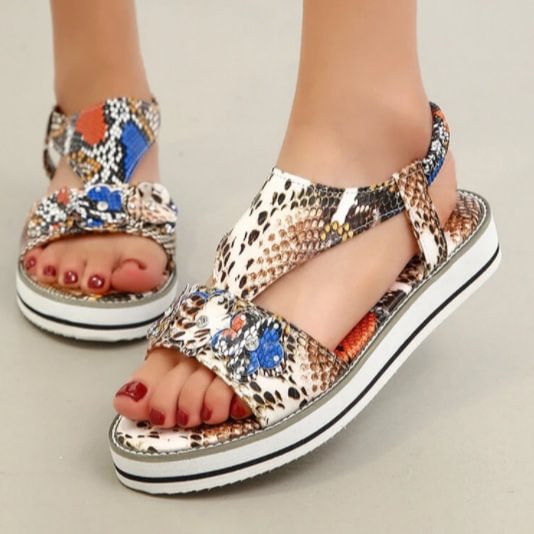 wide feet platform sandals