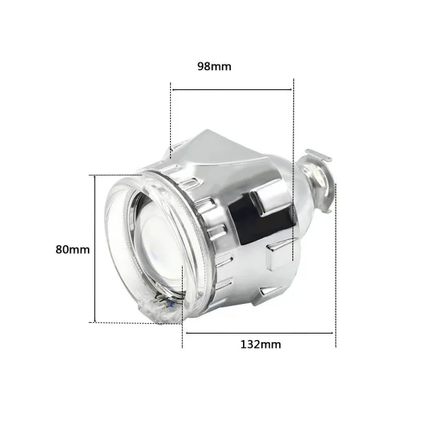 2.5 Inch Dual Light Lens Universal Car Headlight