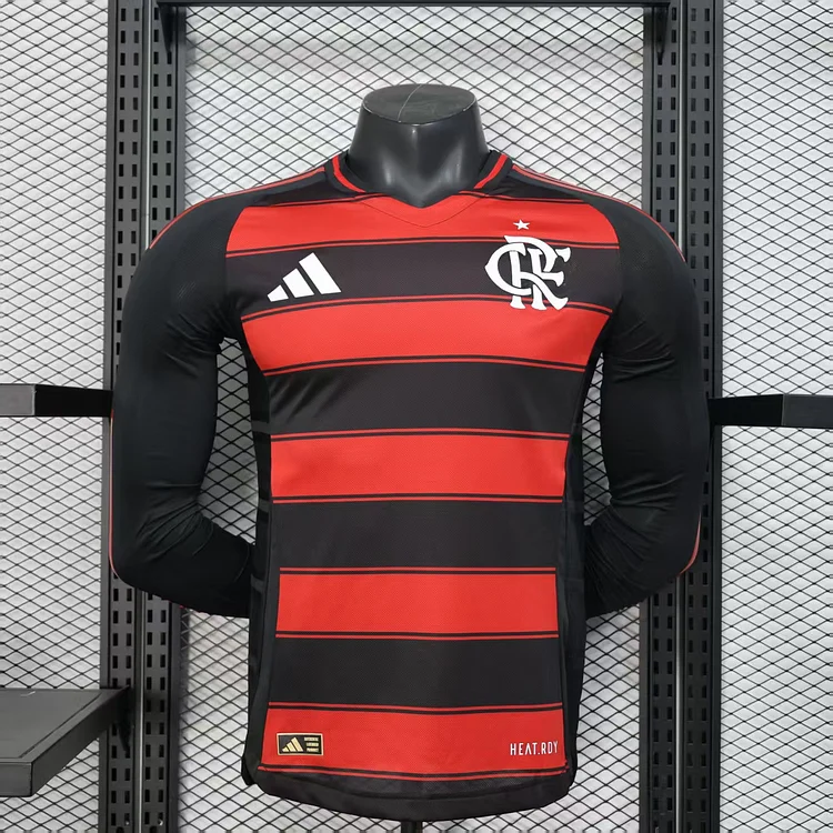2025-26 Flamengo Long Sleeve - Jersey - Player Edition
