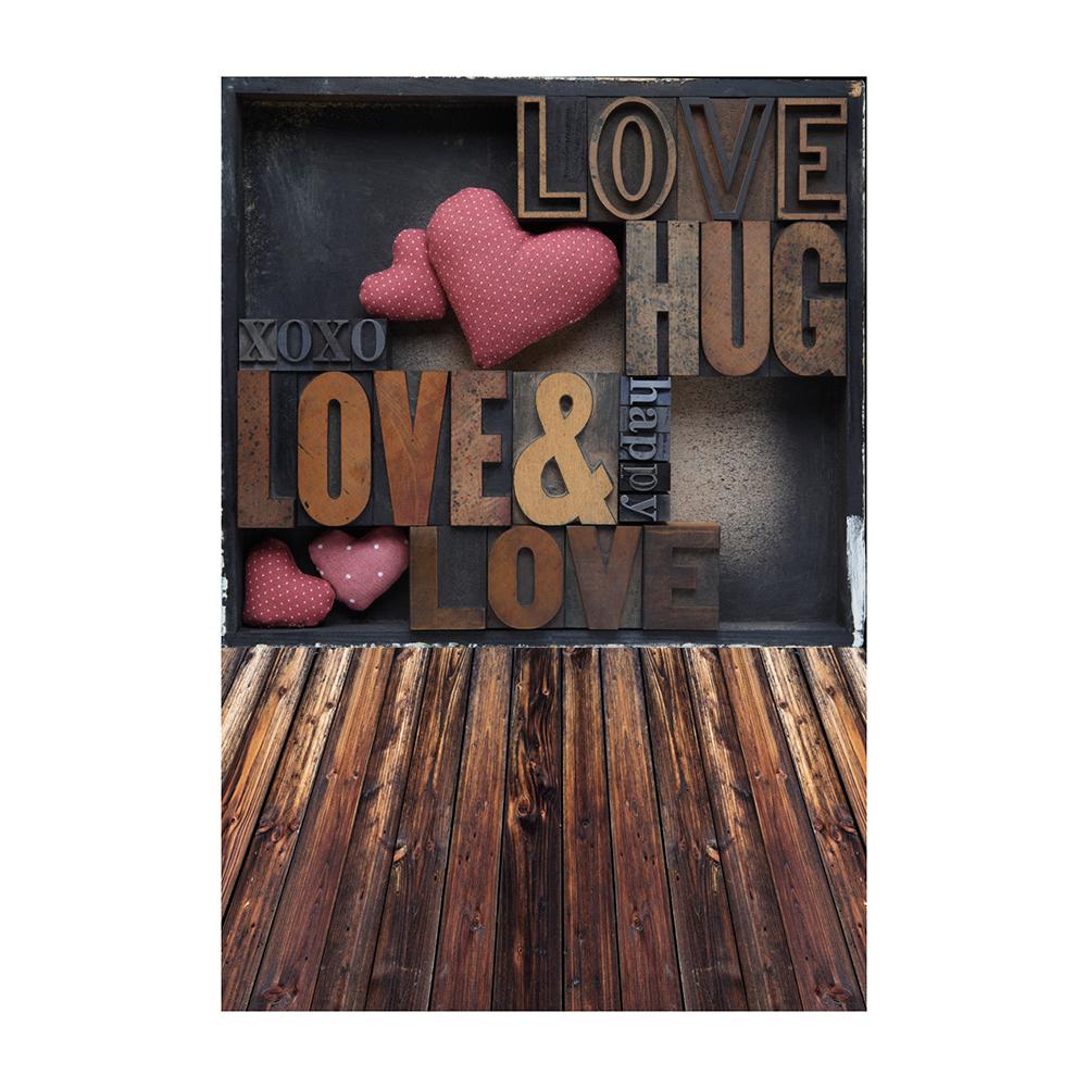 

Love Digital Photography Background Fabric Photo Prop Studio Backdrop Decor, 501 Original