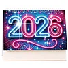 2026 Girls DIY Diamond Painting Paper Desk Calendar for Home Living Room