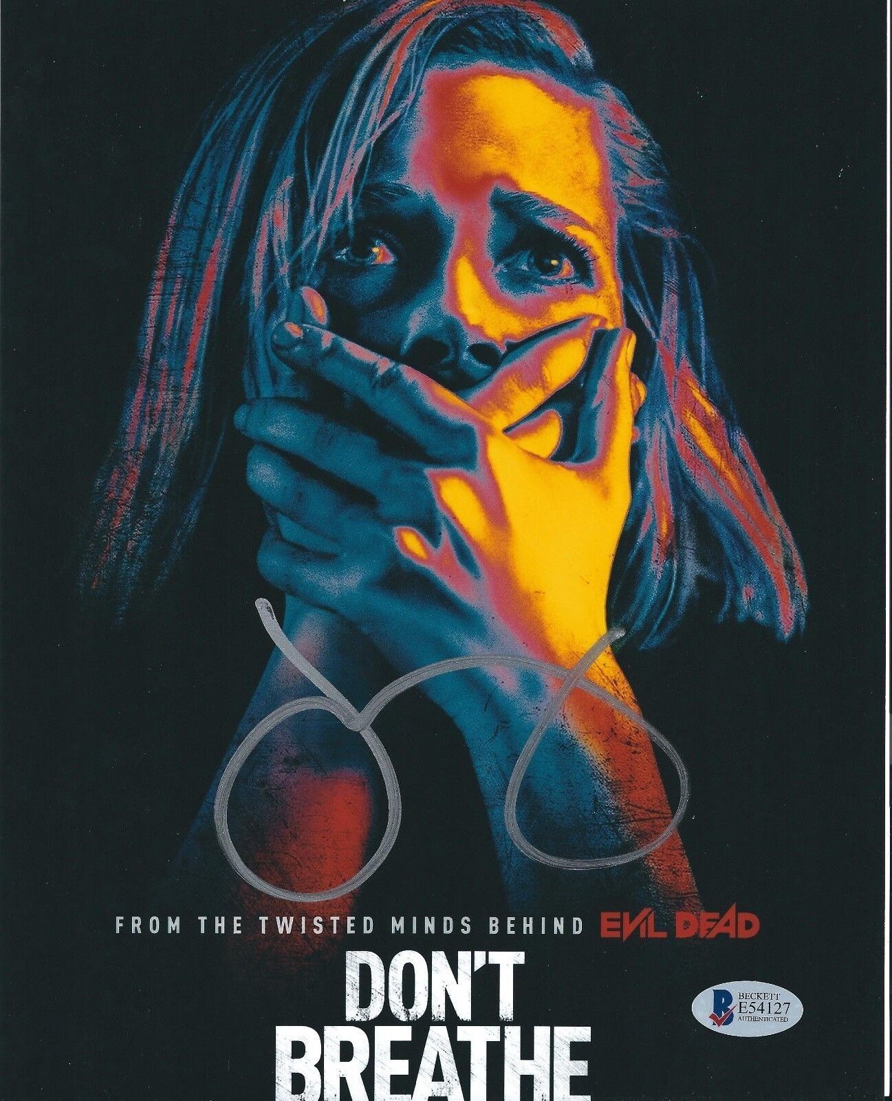 Jane Levy Signed 'Don't Breathe' 8x10 Photo Poster painting *Rocky BAS Beckett E564127