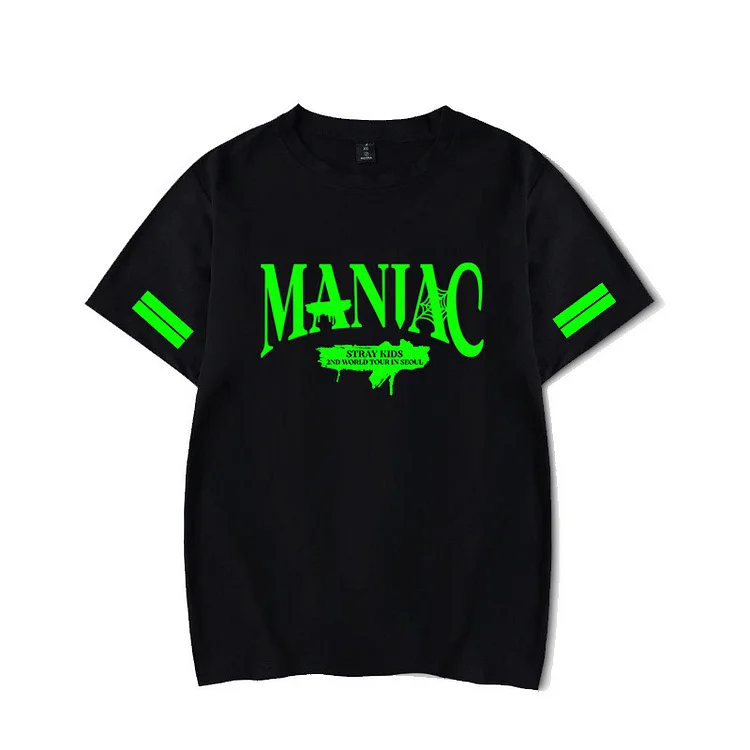 Stray Kids Concert Maniac Print T-shirt