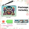 Diamond Painting Owl Fashion Clutch Makeup Coin Storage Bag