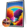 uk.everydayedeals (Limited Stock)Diamond Painting - Round AB Drills - Rainbow(45*55cm)
