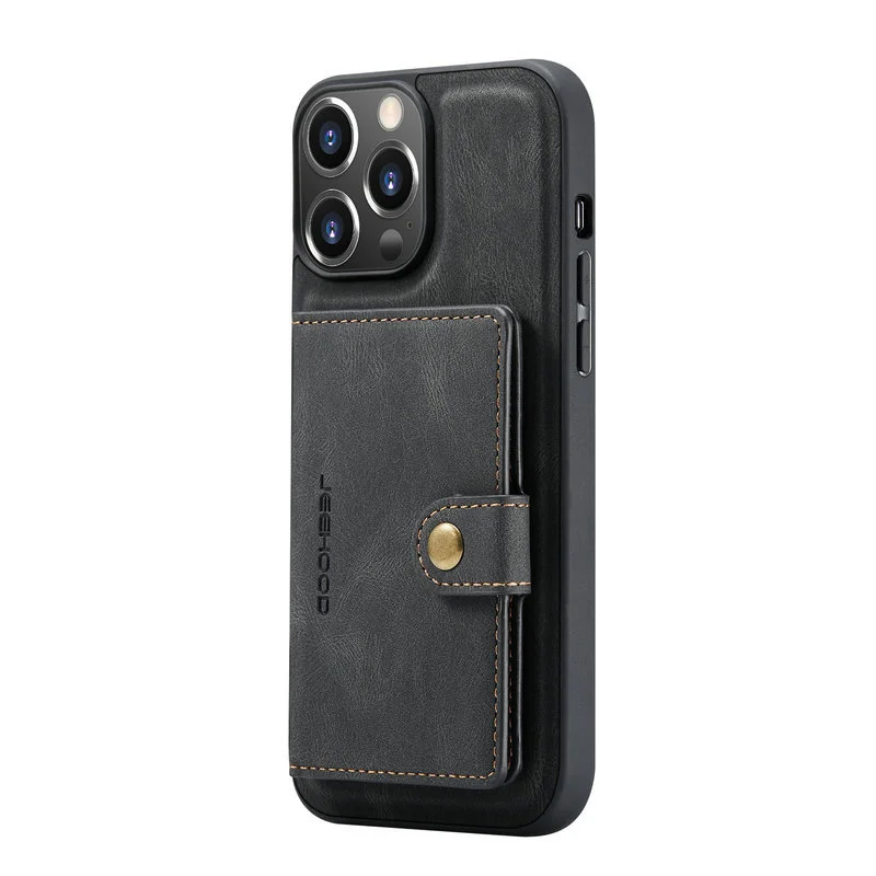 Wallet Card Cover Flip Leather Case For iPhone