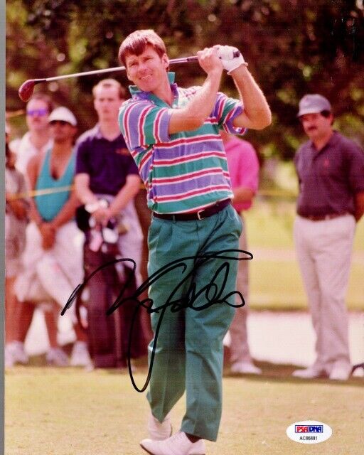 Nick Faldo Signed - Autographed Golf 8x10 Photo Poster painting - Masters Winner - PSA/DNA COA