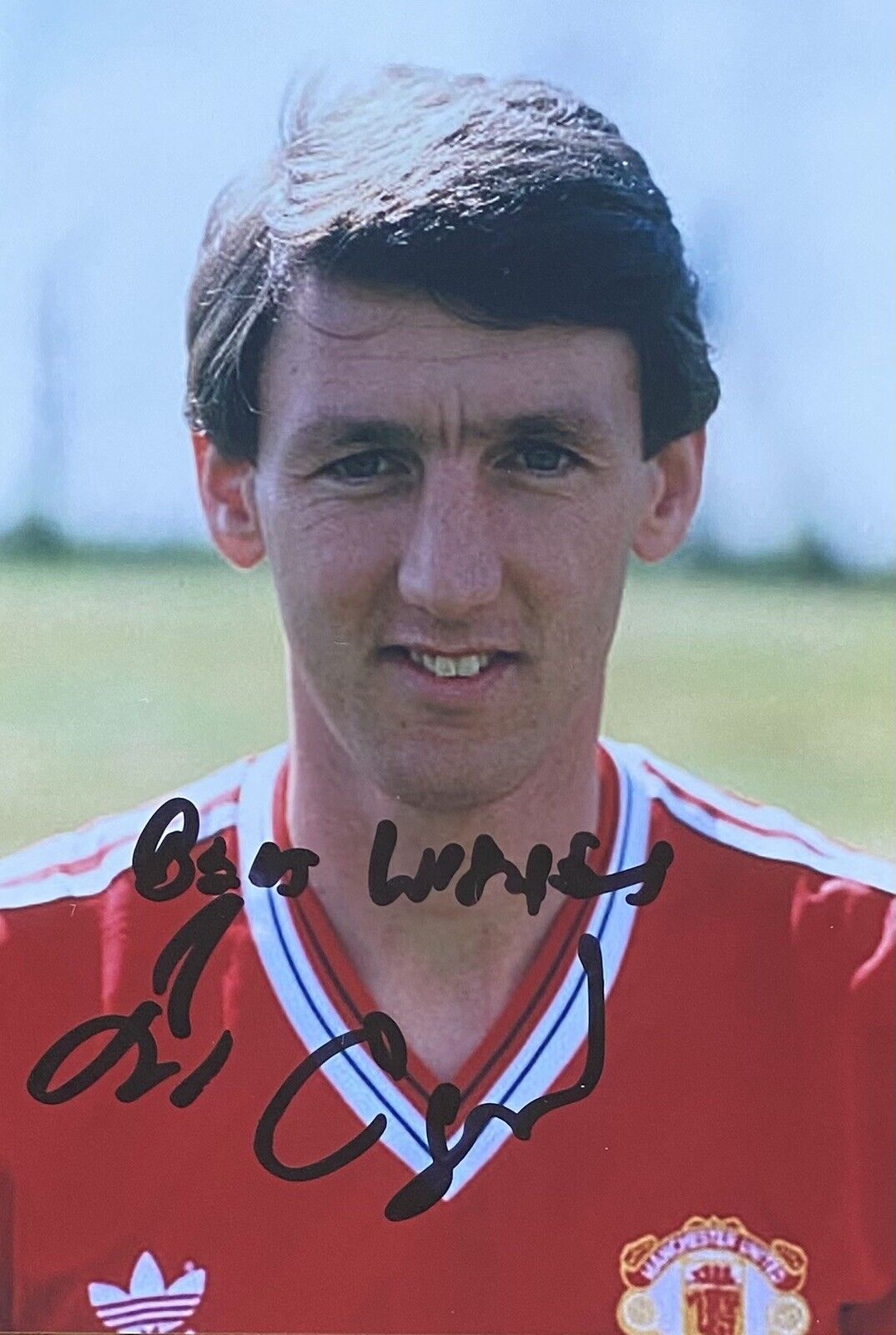 Peter Davenport Genuine Hand Signed Manchester United 6X4 Photo Poster painting 11