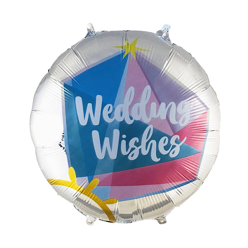 Vacation Minimalist Heart Shape Aluminum Film Travel Daily Balloons