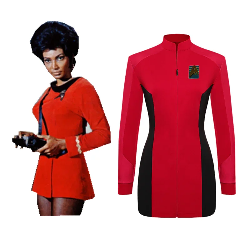 Star TrekStrange New World S1 Nyota Uhura Cosplay Costumes Shirt Brooch Outfits Halloween Carnival Suit
