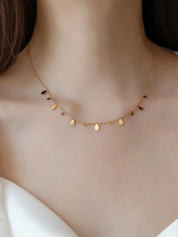 Minimalist Round Stainless Steel Necklace