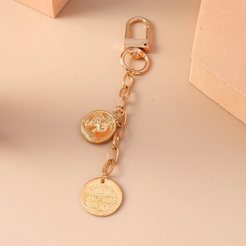 Casual Minimalist Commute Letter Alloy Keychain