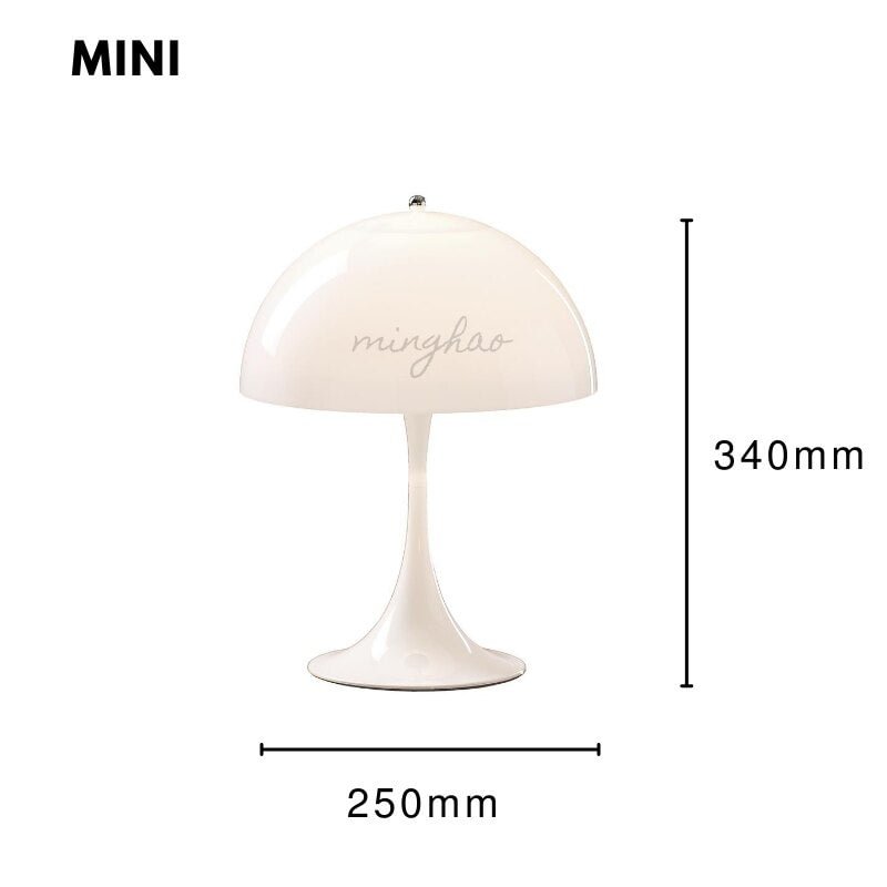 Table Lamp Metal Mushroom Beside Lamp Living Room Home Decor Modern Bedroom Lamps Designer Art Deco Table Light Desk