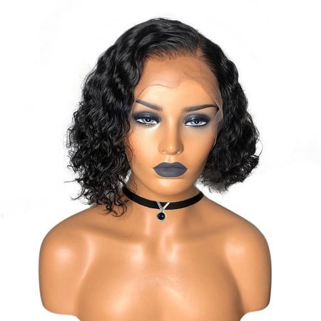 "Nicole" Beginners Friendly Curly Short Cut Bob Wig