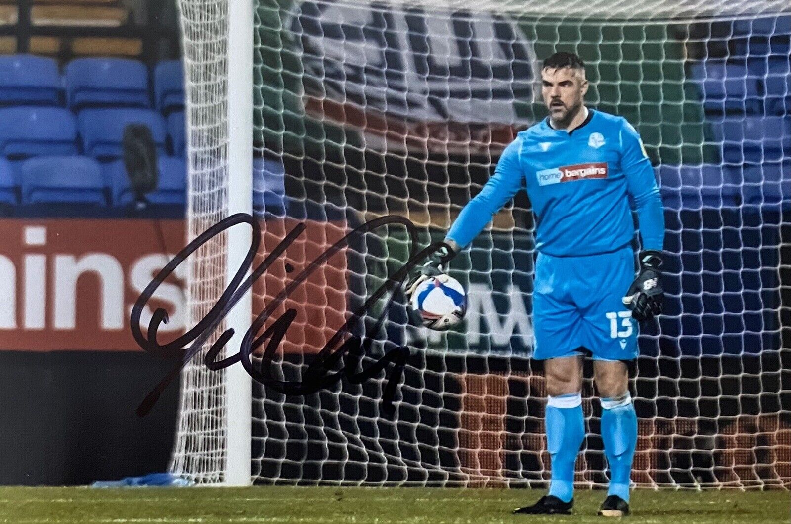 Matt Gilks Genuine Hand Signed Bolton Wanderers 6X4 Photo Poster painting 2