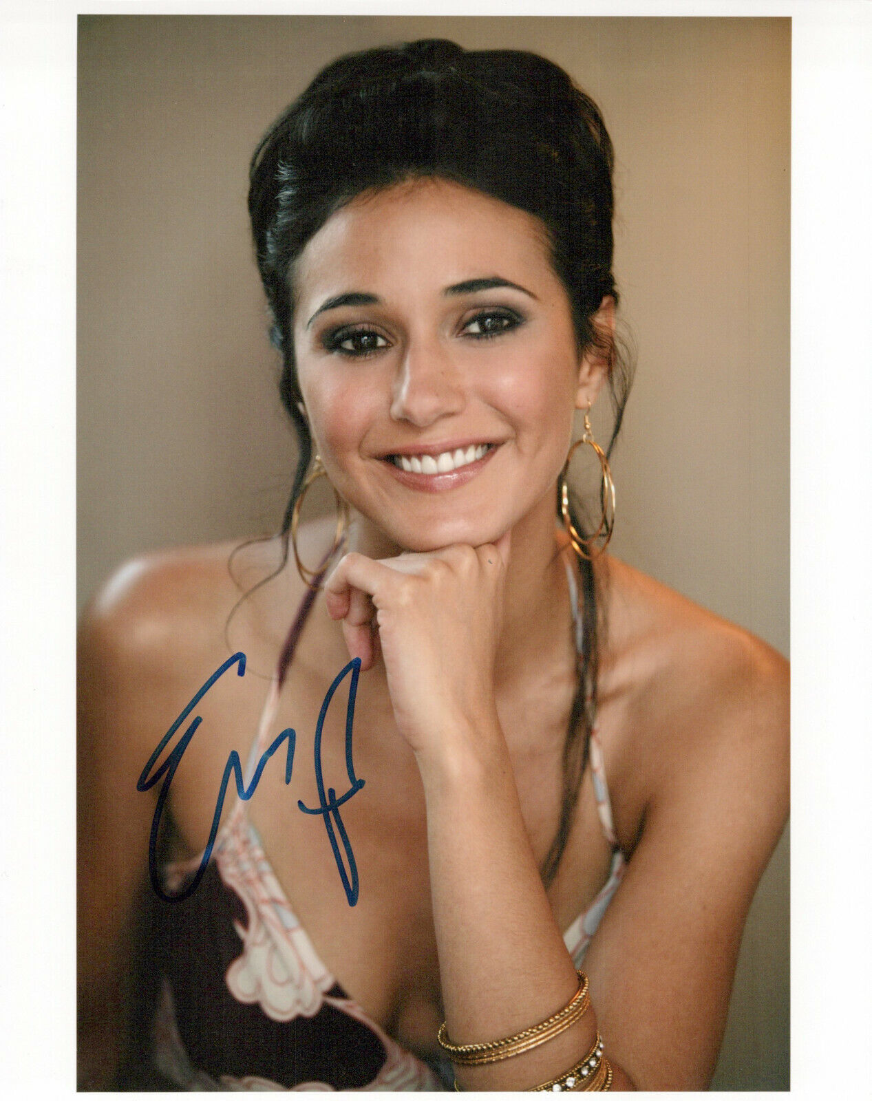 Emmanuelle Chriqui glamour shot autographed Photo Poster painting signed 8x10 #2