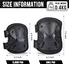 BAIGIO Taktisch Knieschoner Ellenbogenschützer Militär Protektoren Set Knieschützer für CS Paintball Jagd Airsoft