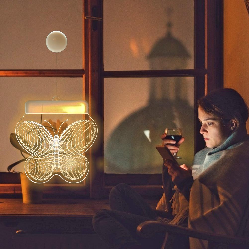 

Butterfly LED Fairy Hanging Wall-Curtain String Night Light, 501 Original