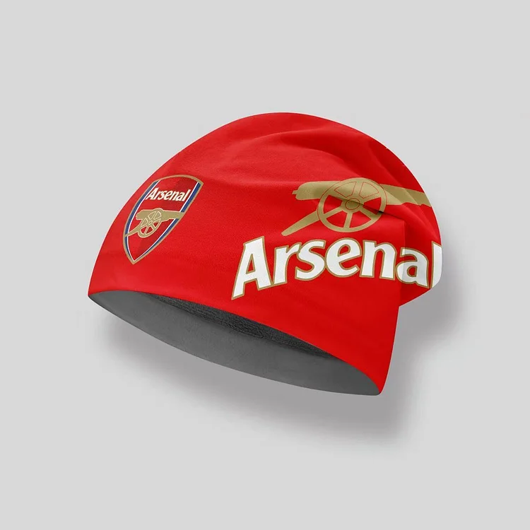 Arsenal-style headscarf/hat - breathable, fleece-lined, warm - hat