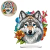 Flower Wolf Double Sided - 5D DIY Ornament