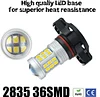 KISLED Super Bright 3000lm 2504,PSX24W,12276 LED Fog Lights Bulbs DRL High Power 2835 Chips with Projector Lens Replacement for Cars Trucks,Gold Yellow