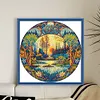 Lake-18CT Stamped Cross Stitch 25*25cm/9.84*9.84in tapestrymarket
