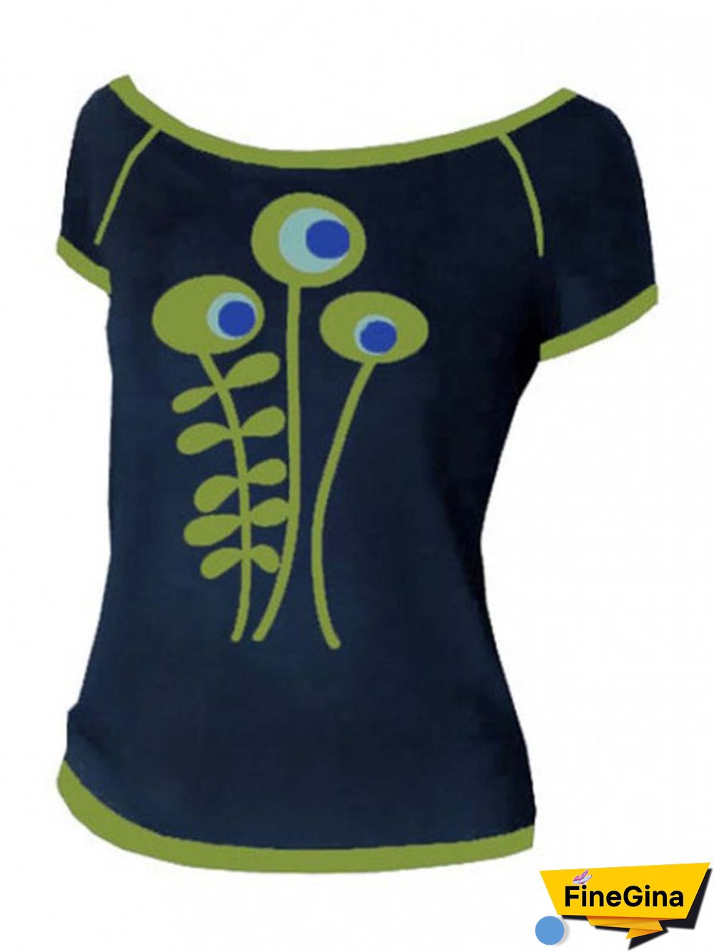 Short Sleeve Cotton-Blend Casual T-shirt