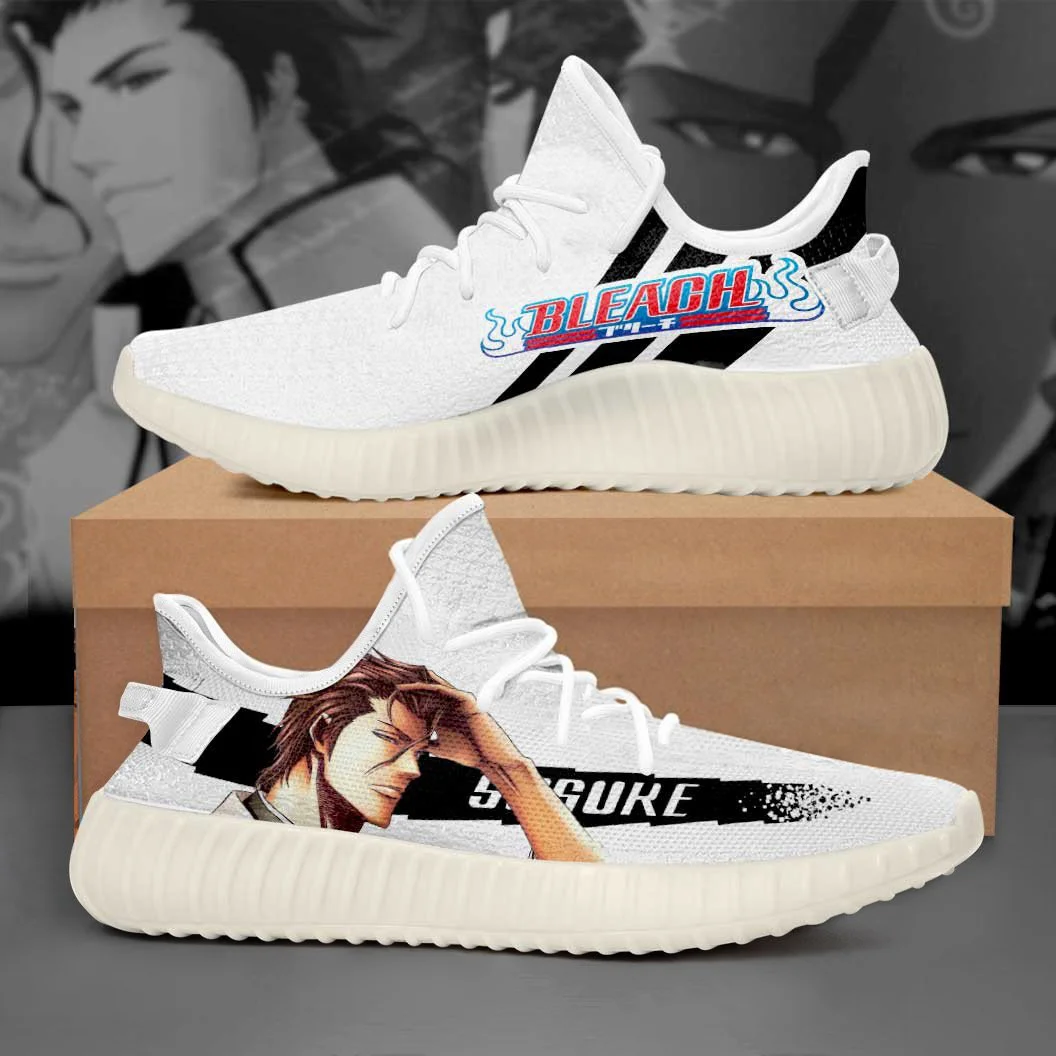Kingofallstore - Sosuke Aizen YZ Shoes Bleach Custom Anime Sneakers