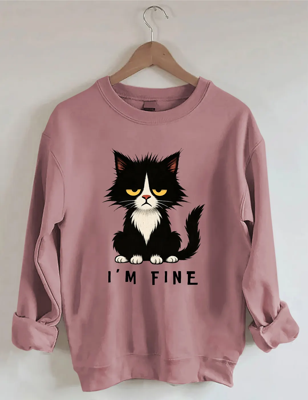 I'm Fine Cat Sweatshirt