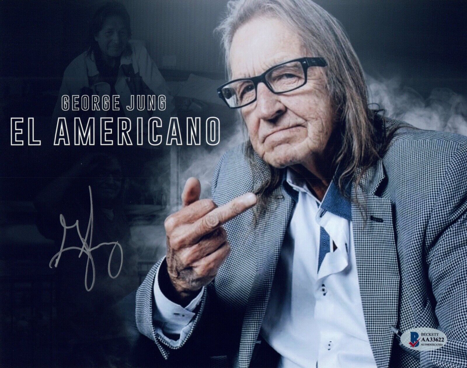 George Jung Signed Autographed 8x10 Photo Poster painting Blow Movie El Americano Beckett COA