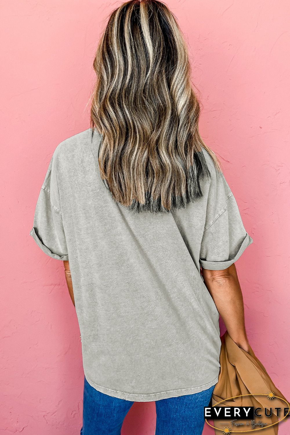 Gray Desert Dreamer Mineral Wash Graphic Tee